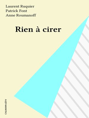 cover image of Rien à cirer